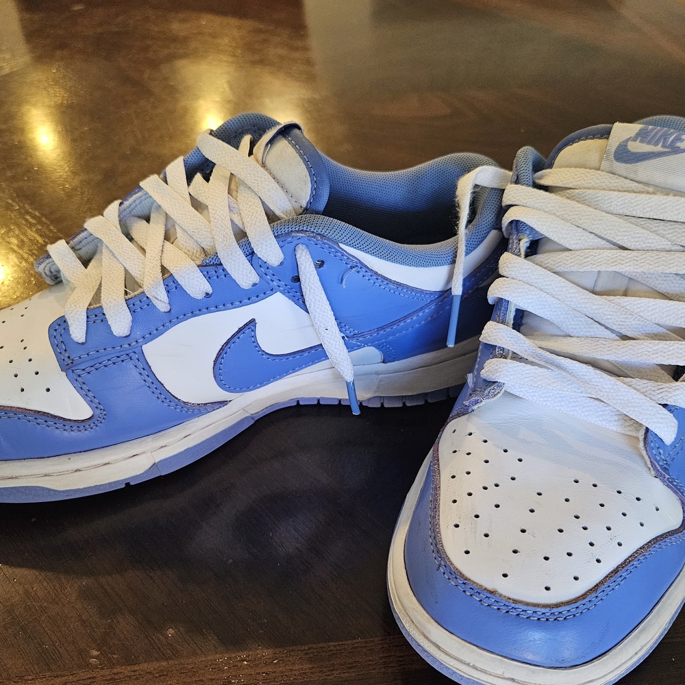 Nike Blue And White Sneakers Men's 7.5 - image 1